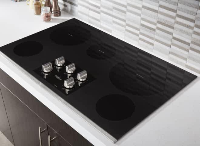 An ADA Compliant Whirlpool® Cooktop in a kitchen