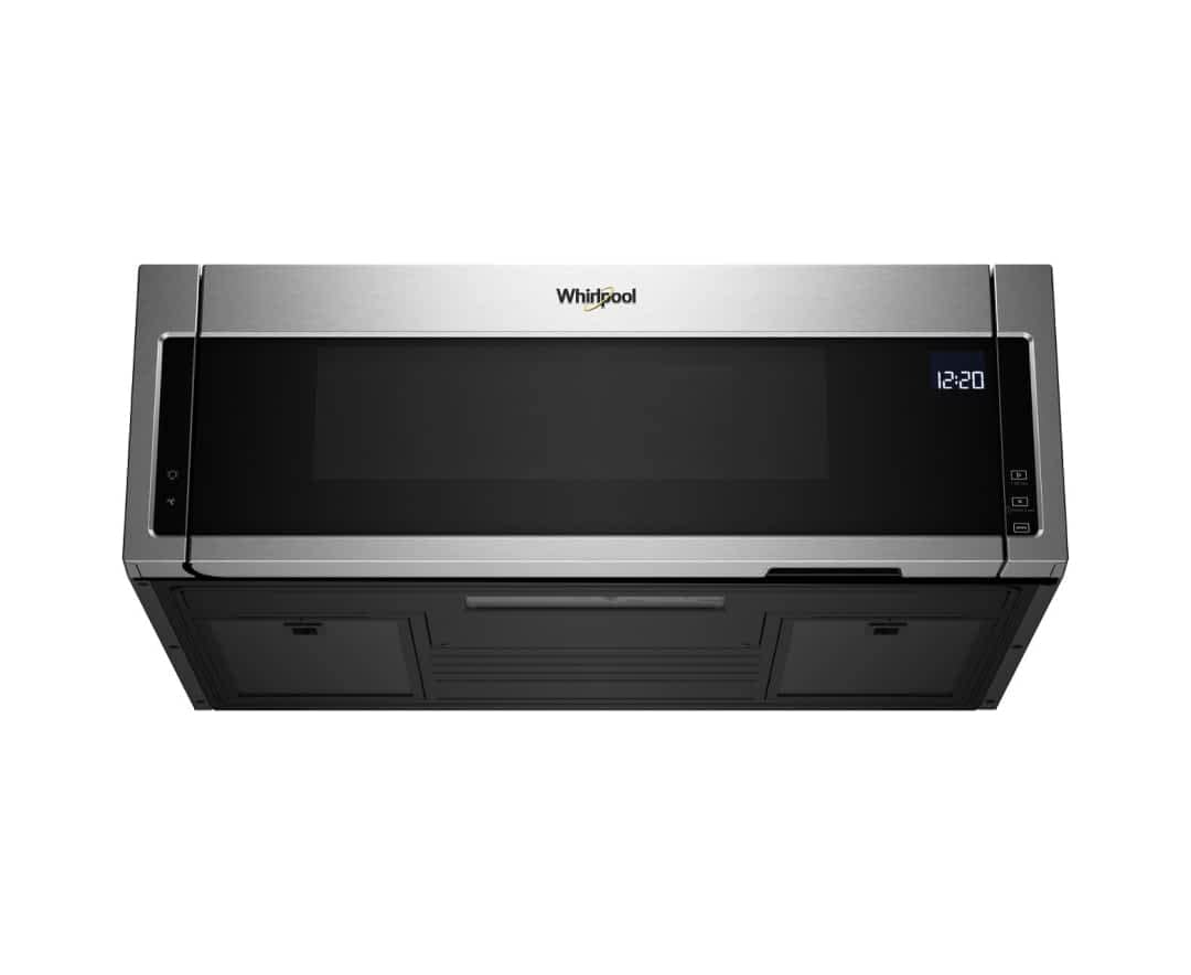 A Whirlpool® Low Profile Over-the-Range Microwave