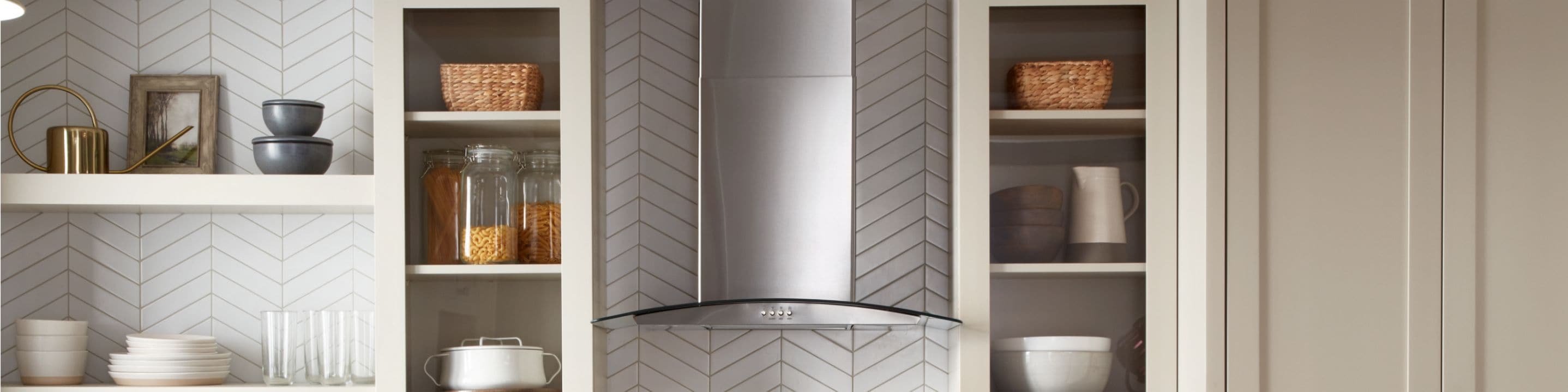 A Whirlpool® Range Hood in a modern kitchen