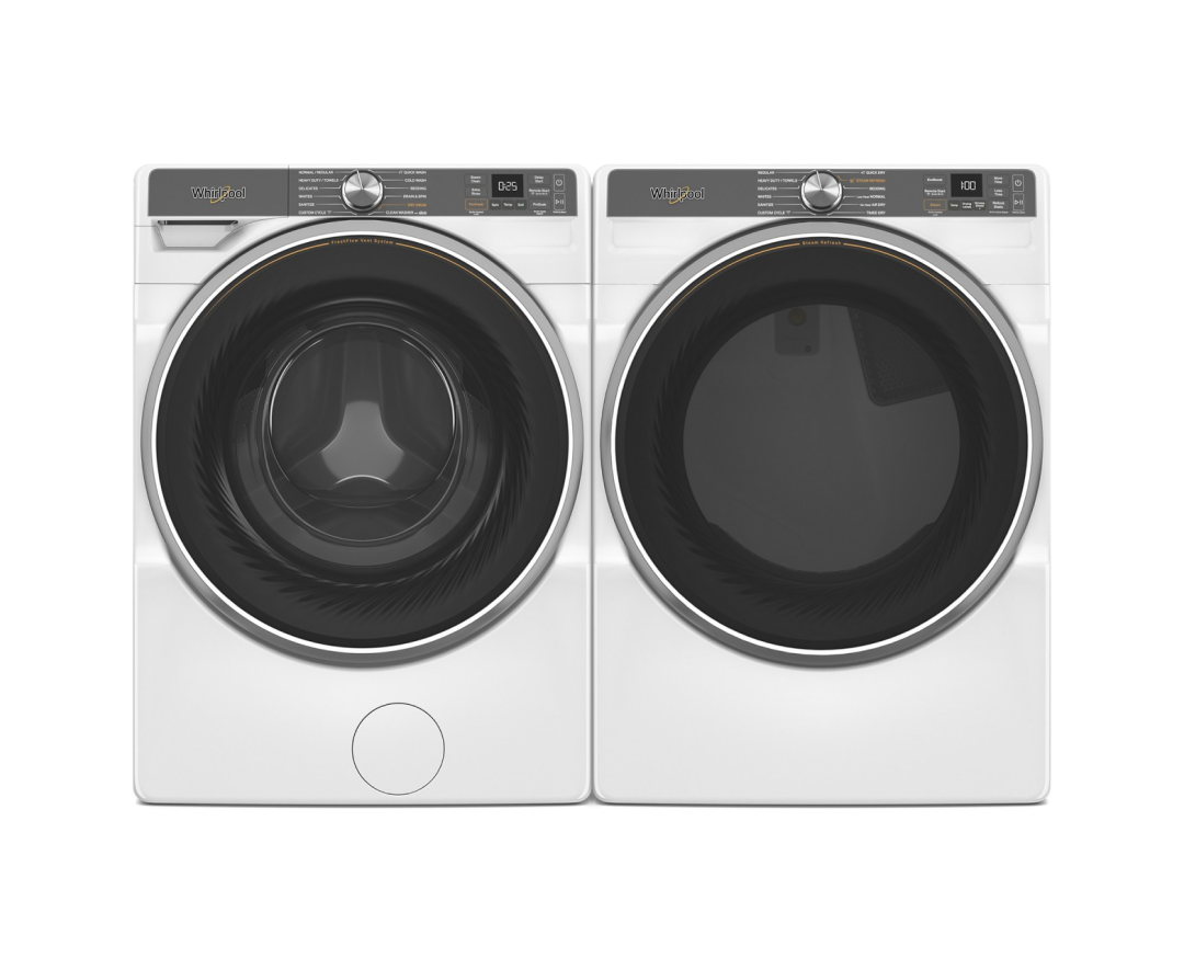 A Whirlpool® Front Load Washer & Dryer Set