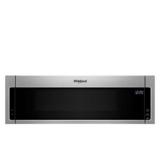 A Whirlpool® Low Profile Over-The-Range Microwave