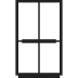 A 4 door refrigerator icon