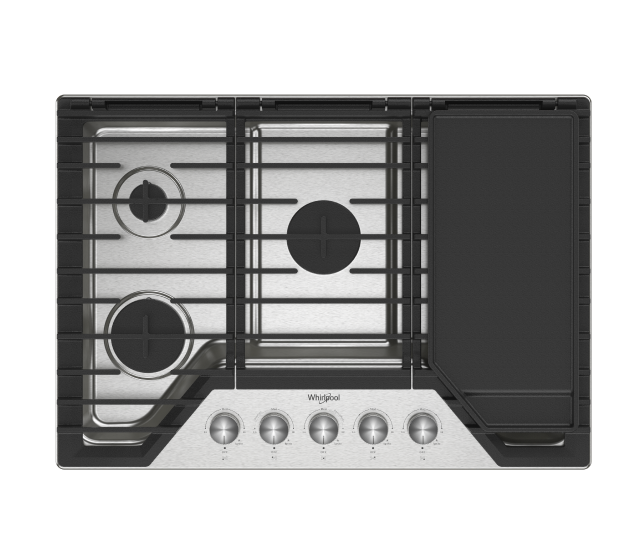 A Whirlpool® Premium Cooktop