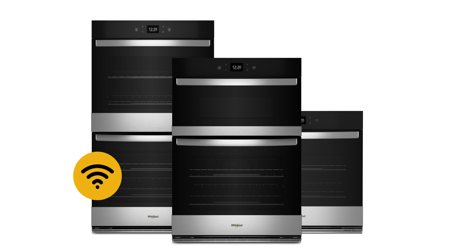 Three Whirlpool® Wall Ovens